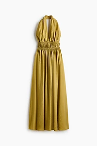 Flared Halterneck Dress