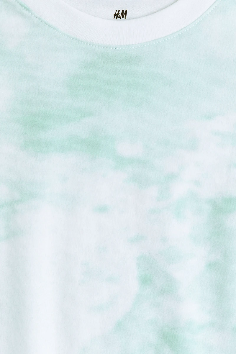 Printed cotton T-shirt