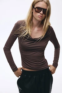 Cowl Neck Top