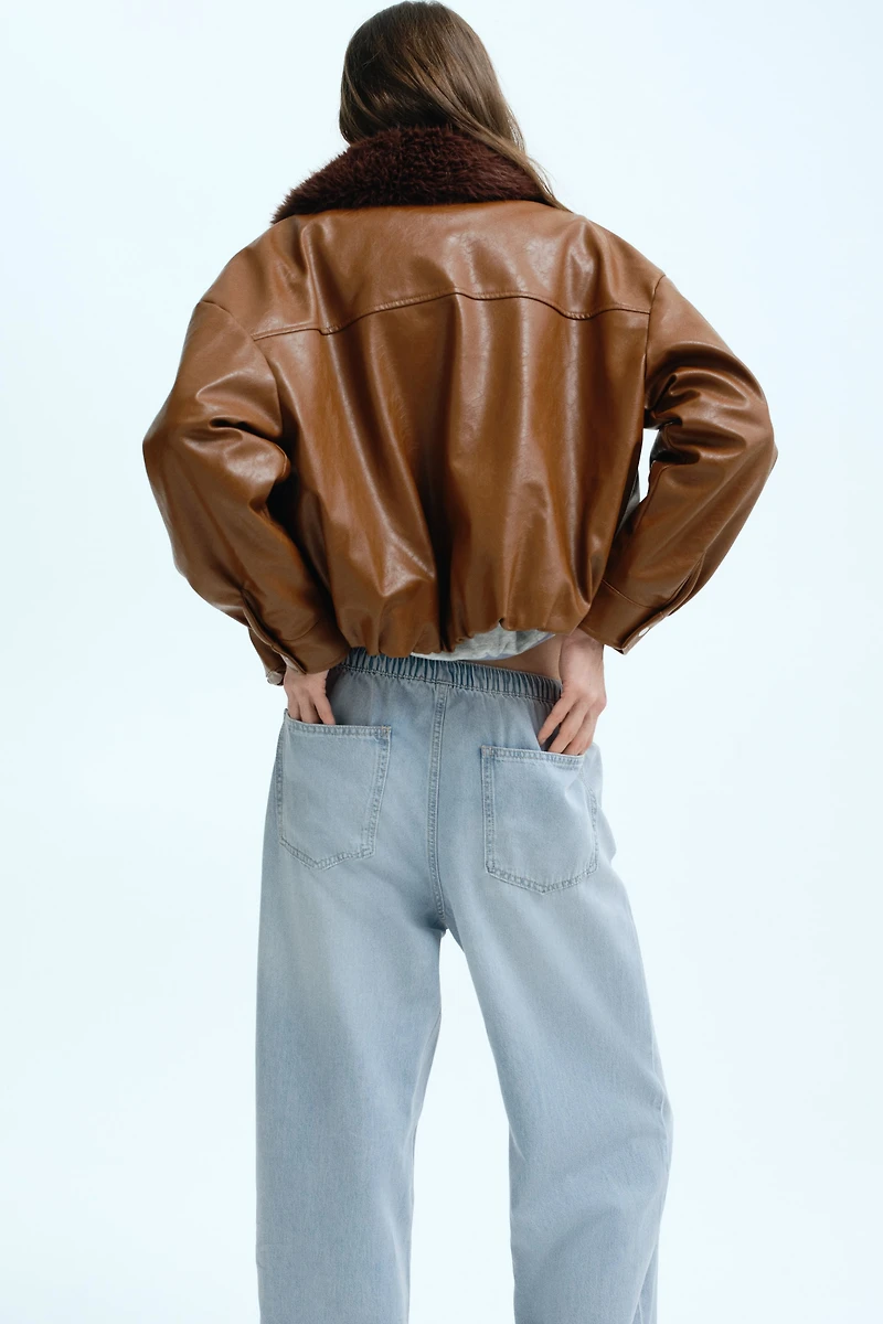 Denim Drawstring Pants