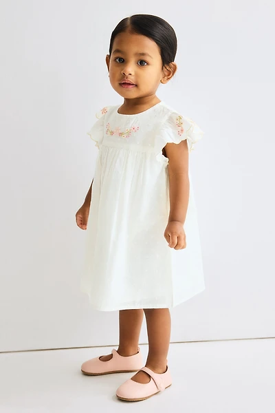 Robe en coton avec broderies