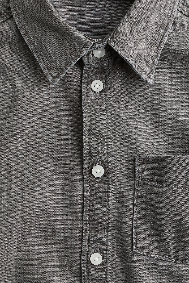 Cotton Denim Shirt