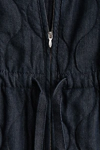 Quilted Denim Jacket