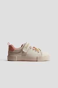 Appliquéd Canvas Sneakers