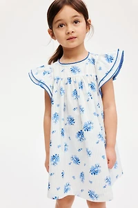 Cotton Seersucker Dress