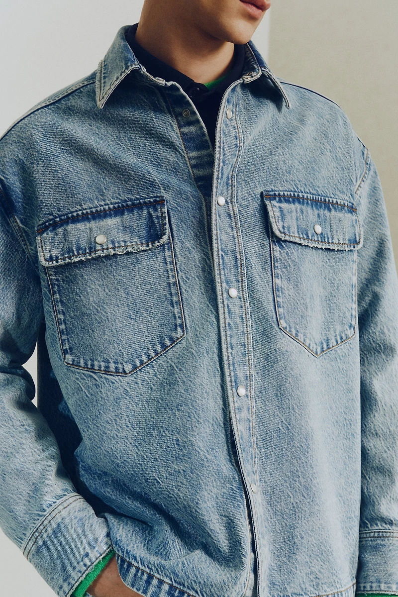 Chemise classique en denim