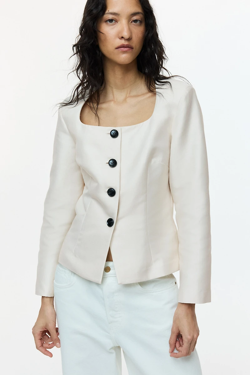 Square-Neck Jacket
