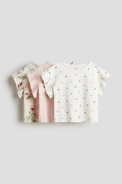 Lot de 3 hauts en coton