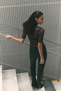 Straight Low Jeans