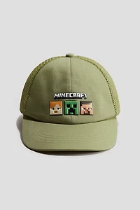 Motif-Detail Cotton Cap