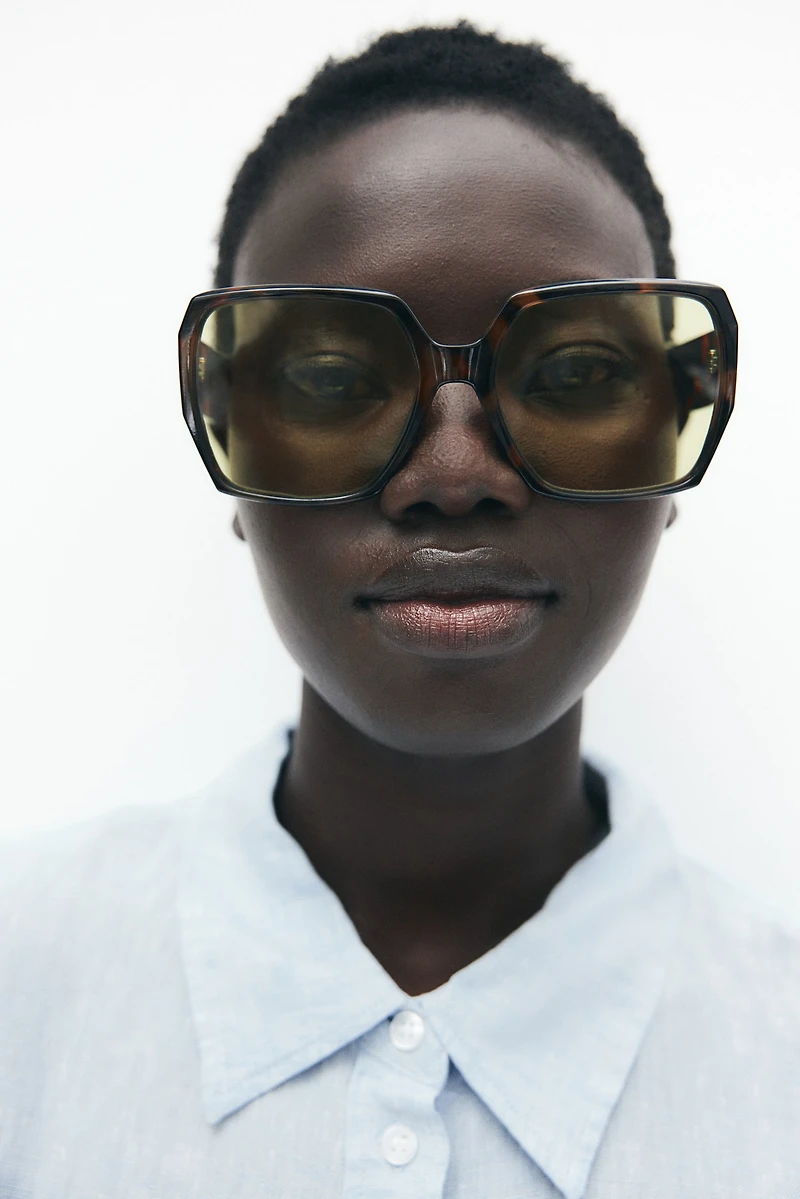 Lunettes de soleil carrées