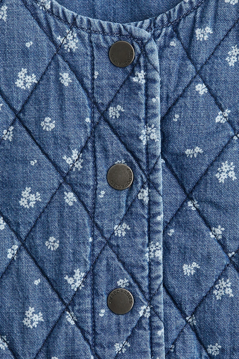 Quilted Denim Jacket