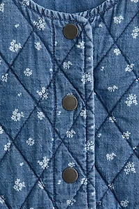 Quilted Denim Jacket