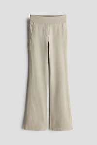 Four-Way Stretch Flared Pants