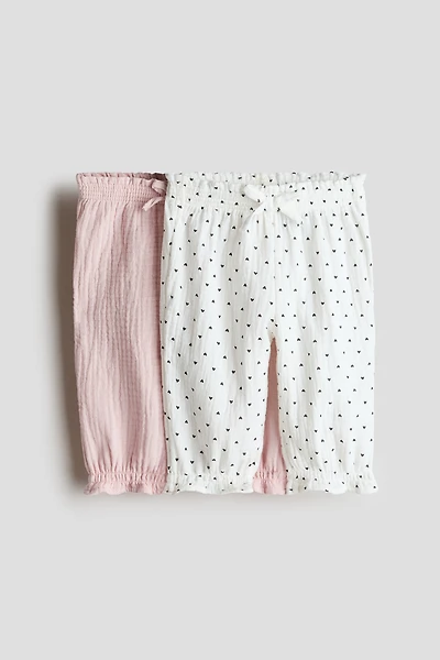 2-Pack Cotton Muslin Pants