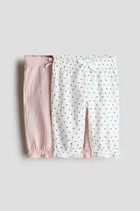 2-Pack Cotton Muslin Pants