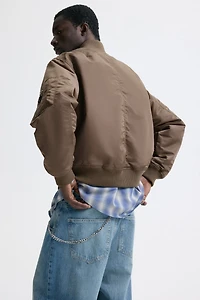 Blouson aviateur matelassé en nylon