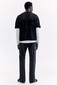 Regular Fit Nylon cargo trousers