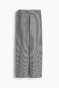 Wide-Leg Drawstring Pants