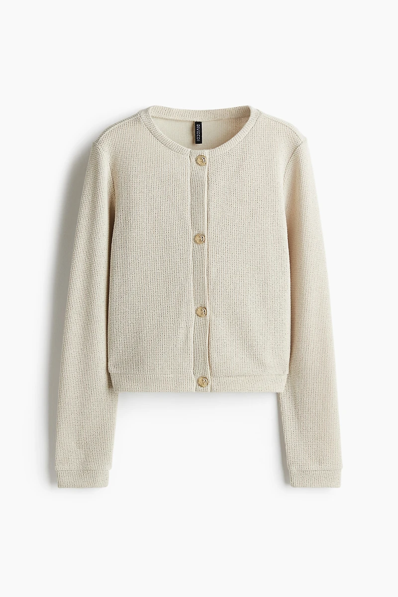 Gilet en jersey texturé