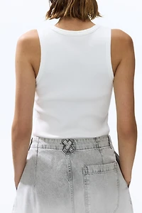 Regular-Waist Barrel-Leg Ankle Jeans