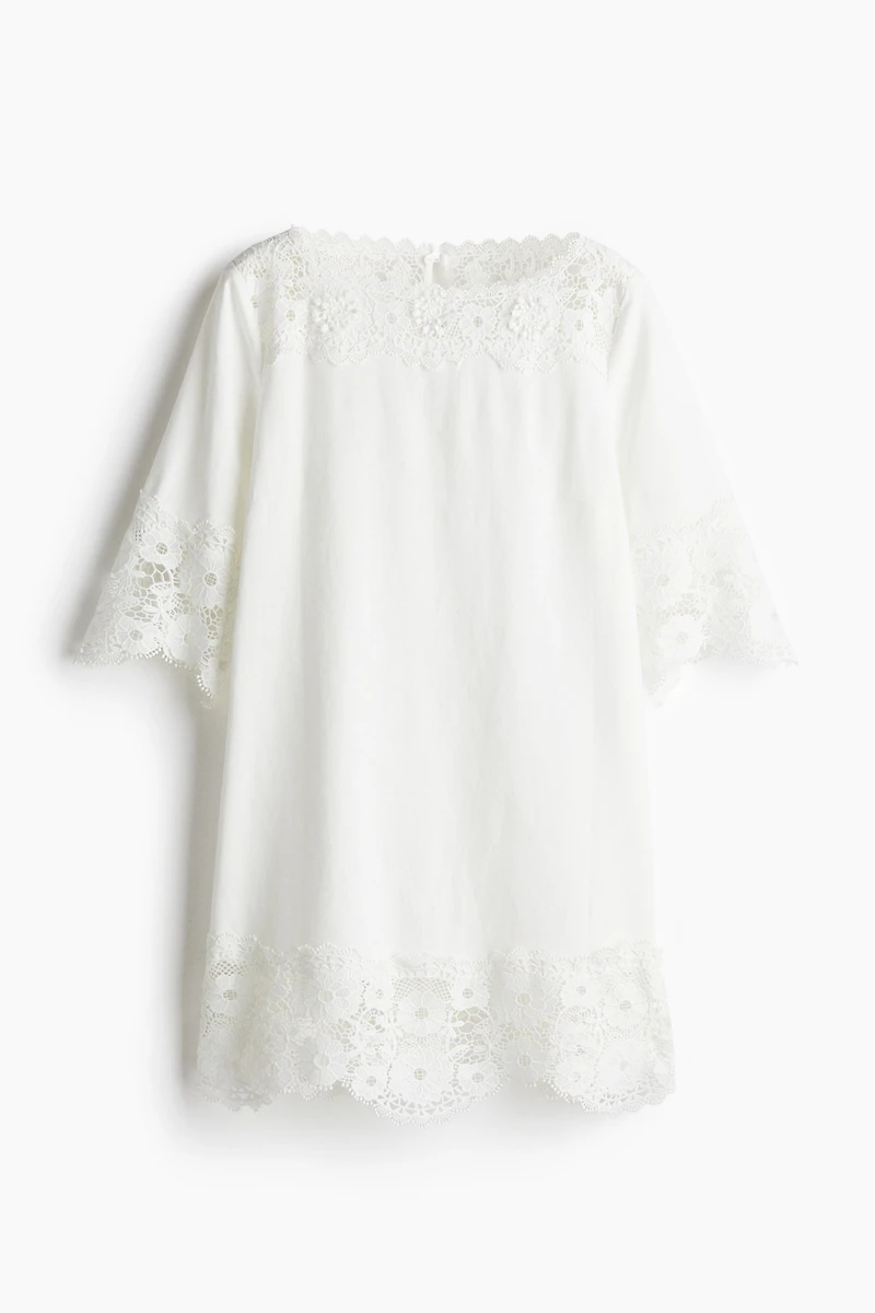 Lace-Detail Dress
