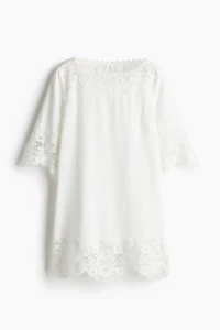 Lace-Detail Dress