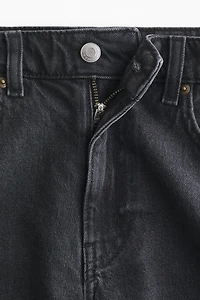 High-Waist Denim Shorts