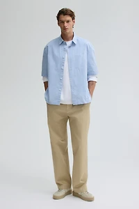 Chemise décontractée à manches courtes