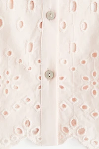 Eyelet-Embroidered Shirt