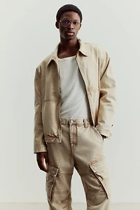 Loose-Fit Cotton Cargo Pants