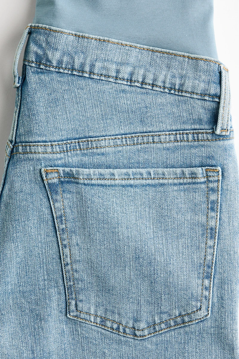 Jean droit MAMA près due corps taille haute