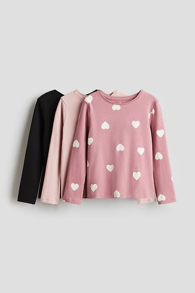 3-pack Long-sleeved Tops