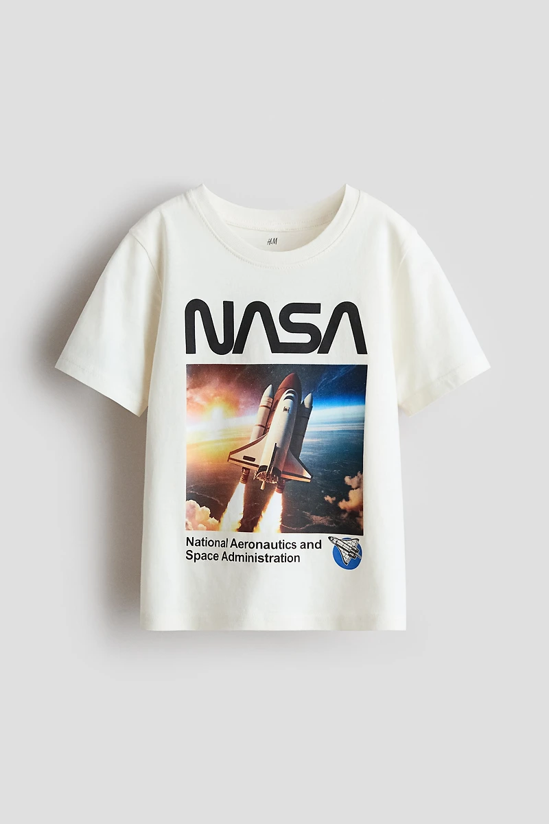 Printed Cotton T-Shirt