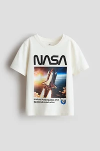 Printed Cotton T-Shirt