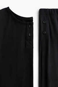 Pointelle-Knit Pajamas