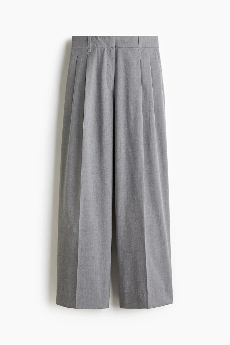Wide-Leg Dress Pants
