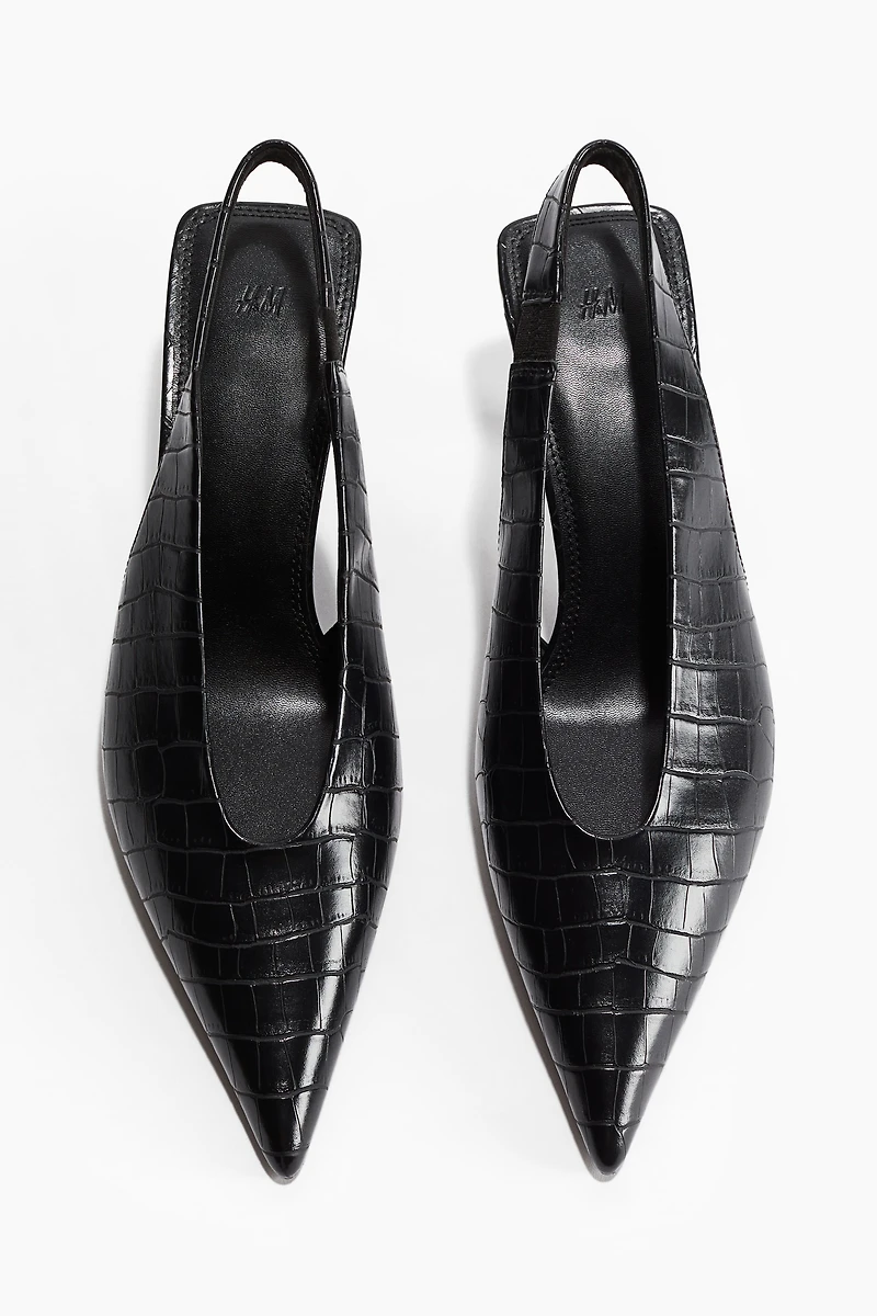 Pointed Slingbacks