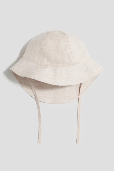 Chapeau de soleil en lin