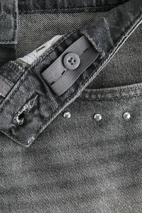 Embroidered-Detail Denim Shorts