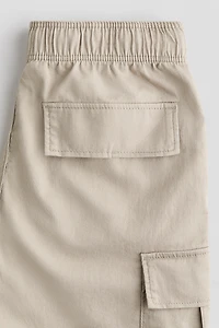 Twill Cargo Shorts