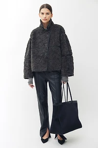 Veste en tissu peluche