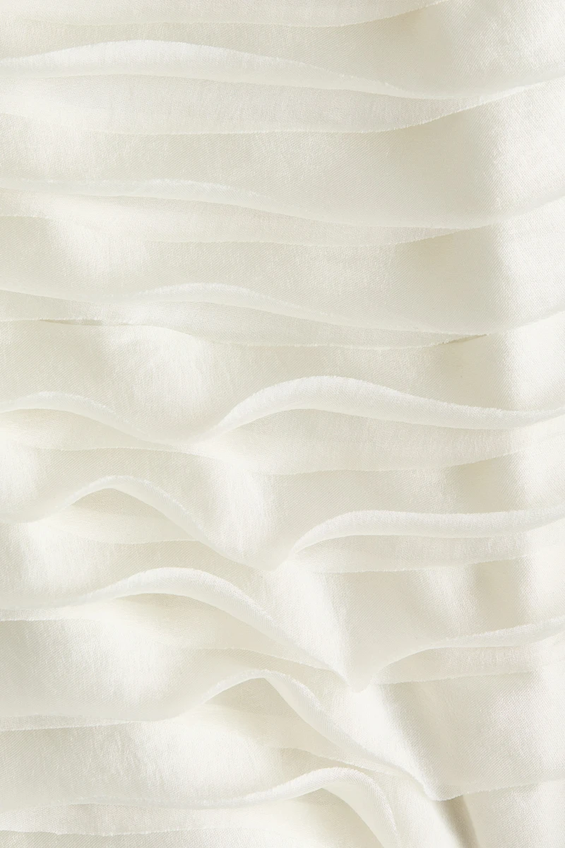 Ruffle-Trimmed Bandeau Dress