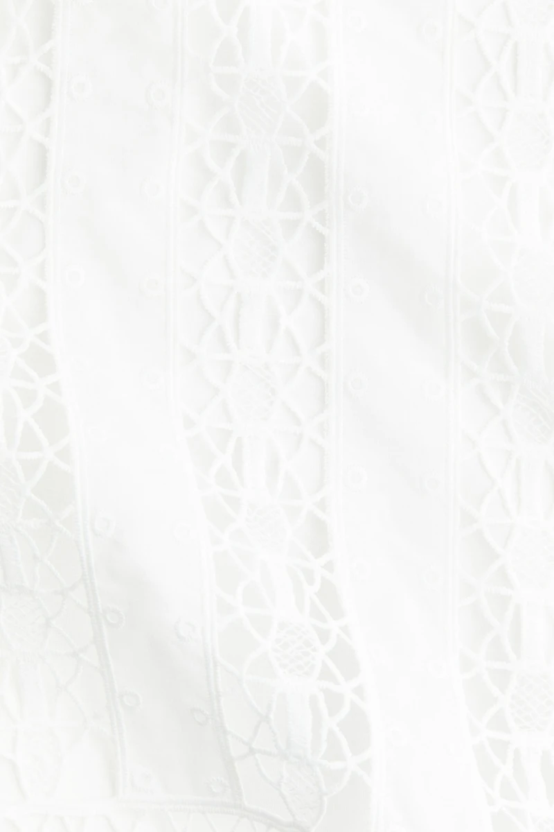 Lace-Inset Strappy Dress