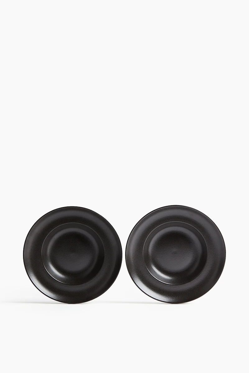 2-Pack Reactive-Glaze Deep Plates