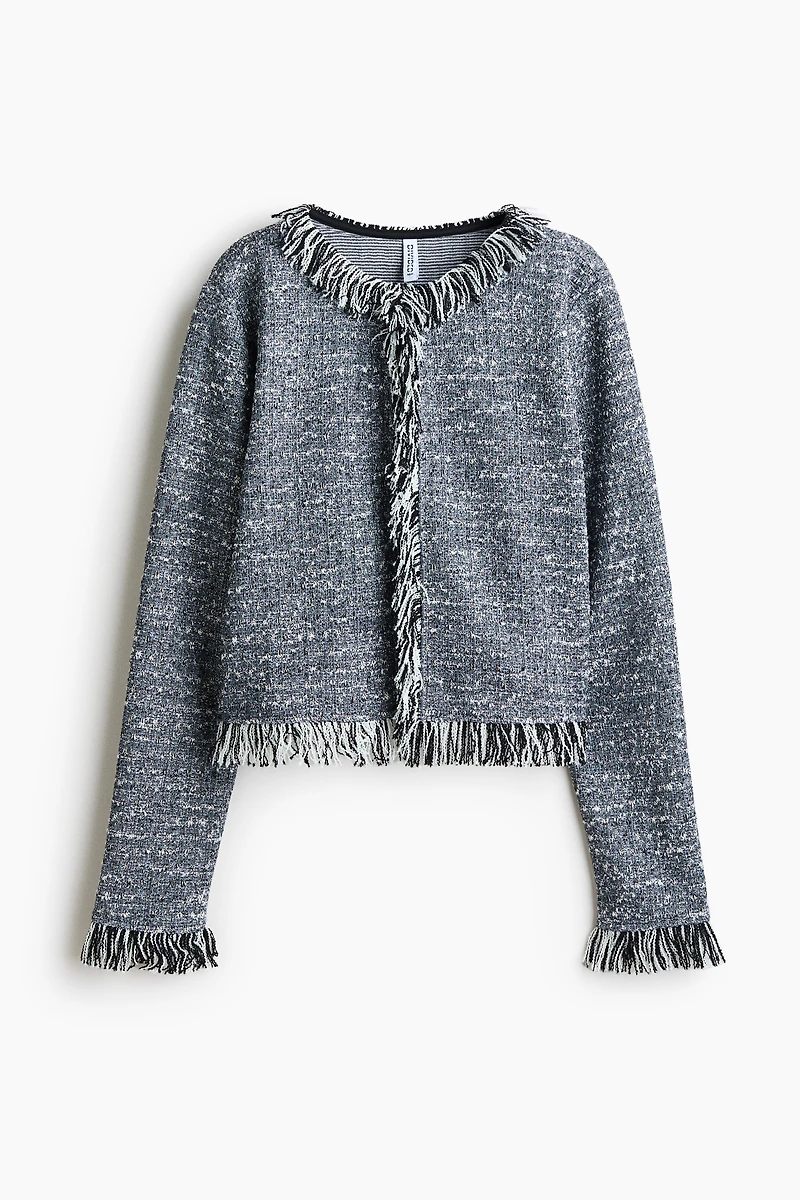 Short Jacket with Fringe