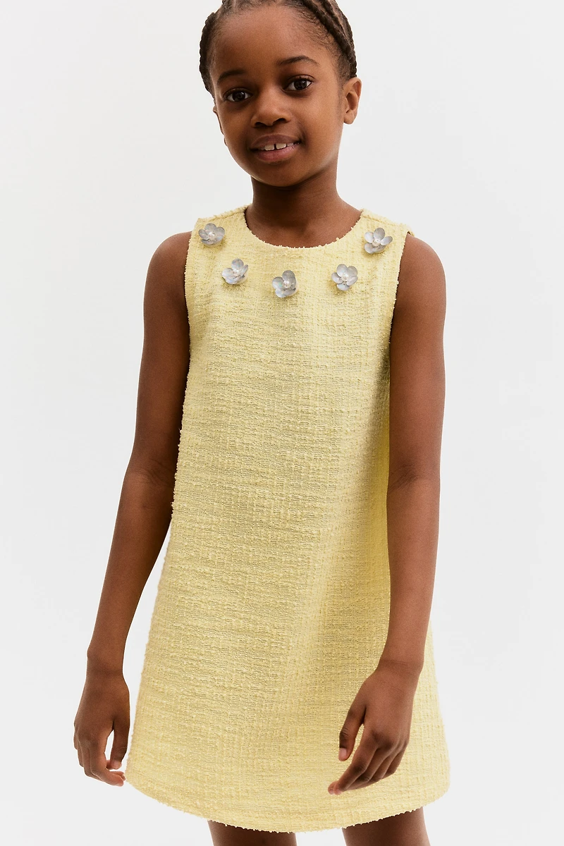 Bouclé-Weave Dress