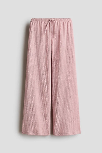 Textured Jersey Pants