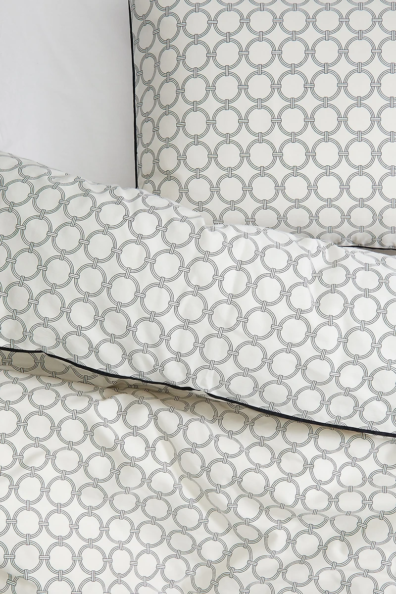 Cotton Sateen Twin Duvet Cover Set