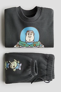 2-Piece Printed Sweatsuit